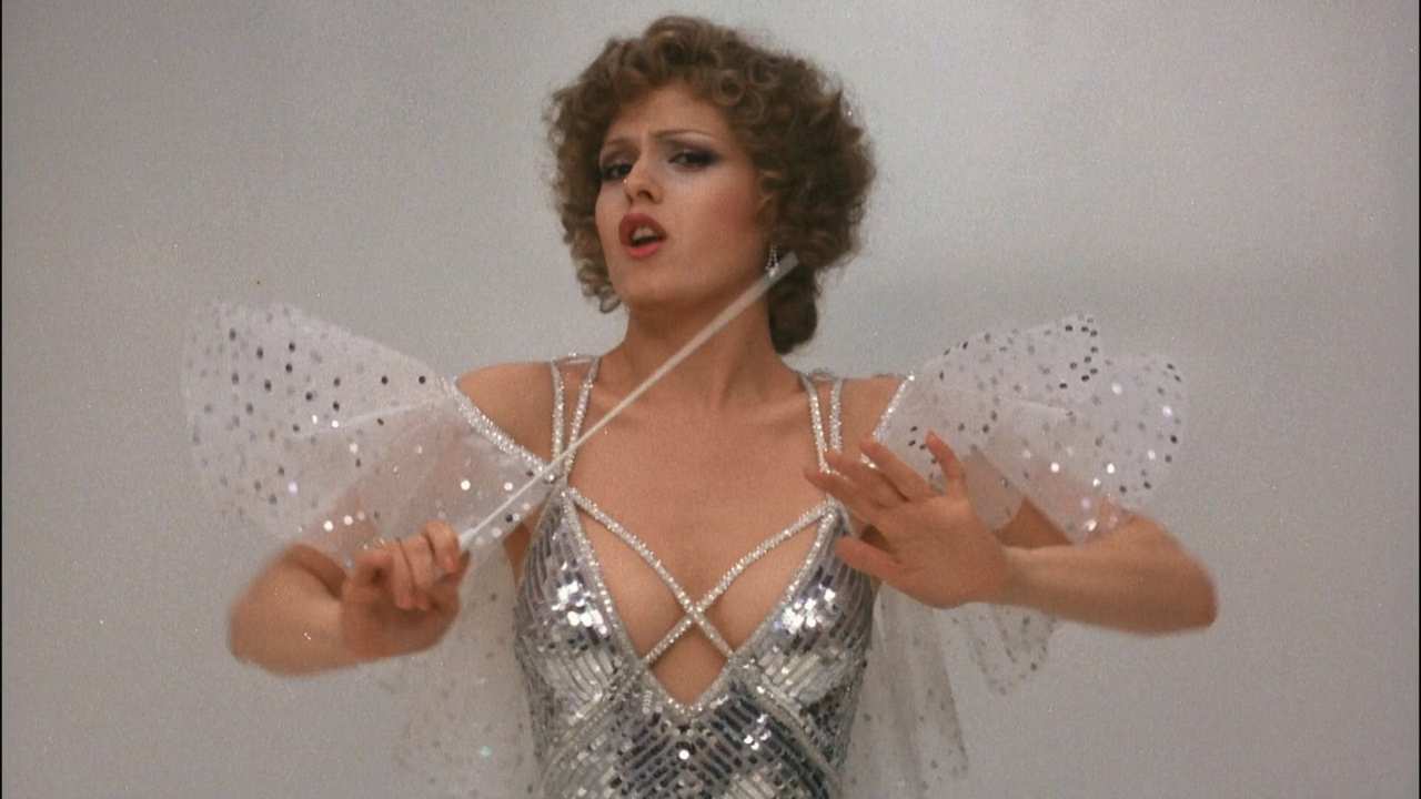 Bernadette Peters with a magic wand